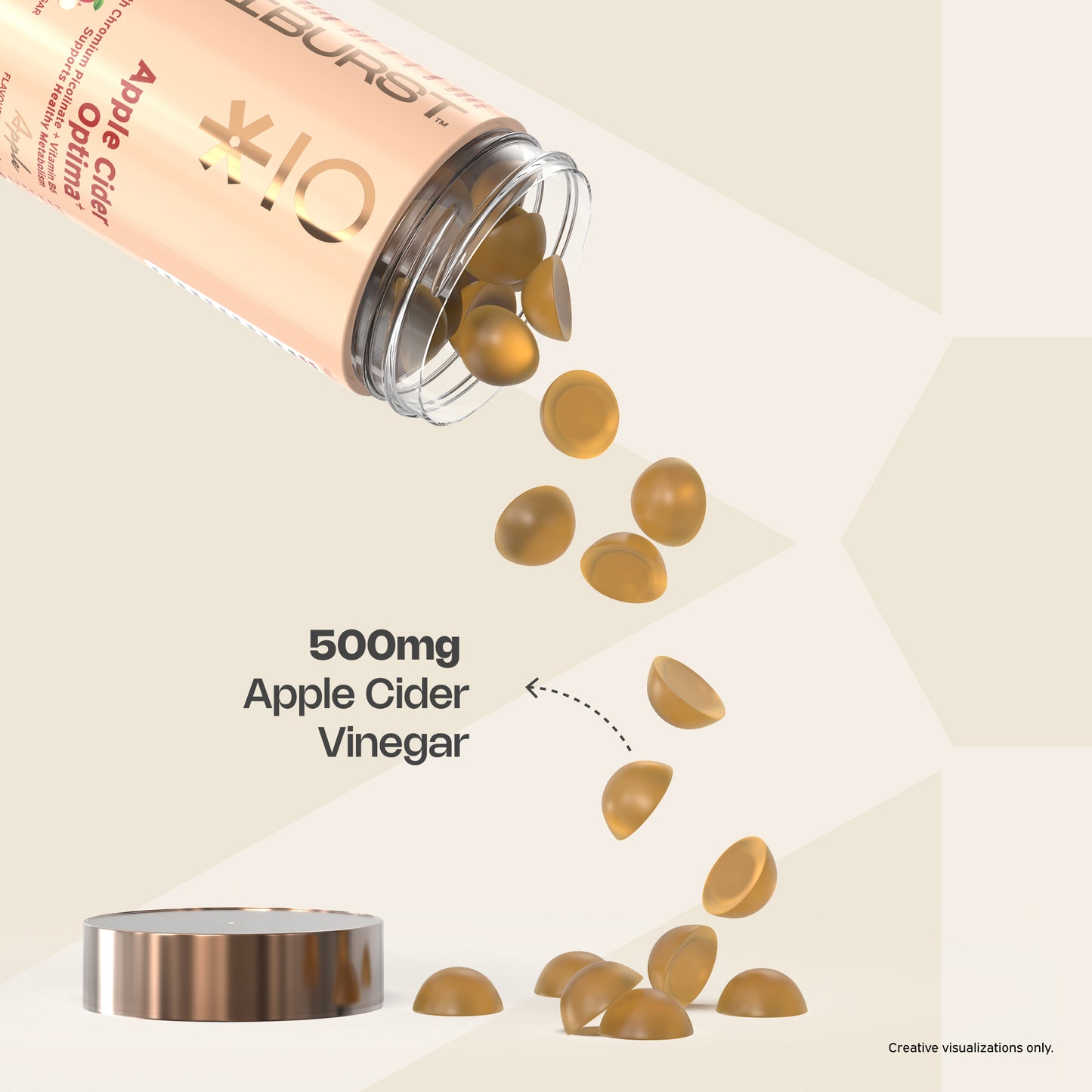 Nutriburst Apple Cider Optima Gummies for Weight Management