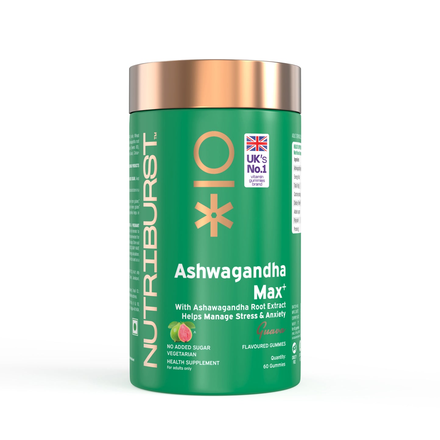 Nutriburst Ashwagandha Max Gummies for Stress Management
