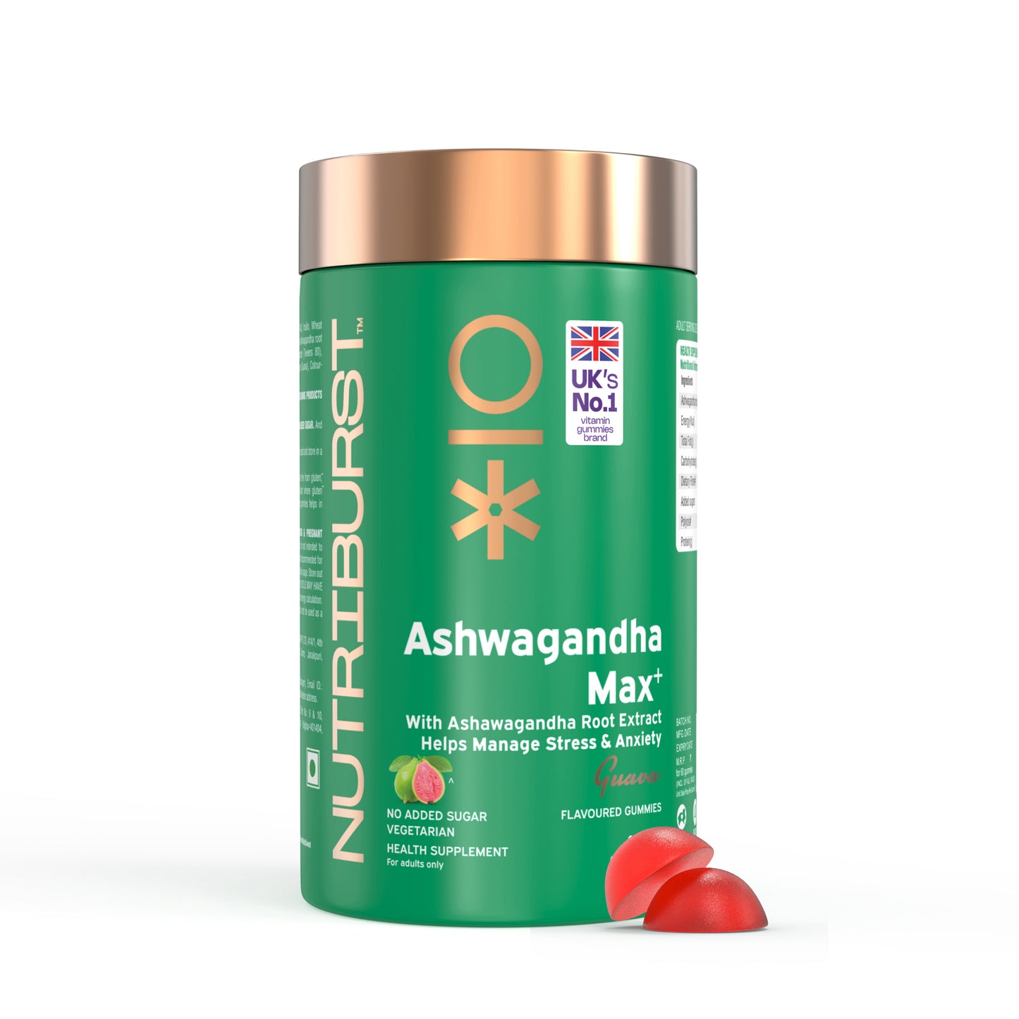 Nutriburst Ashwagandha Max Gummies for Stress Management