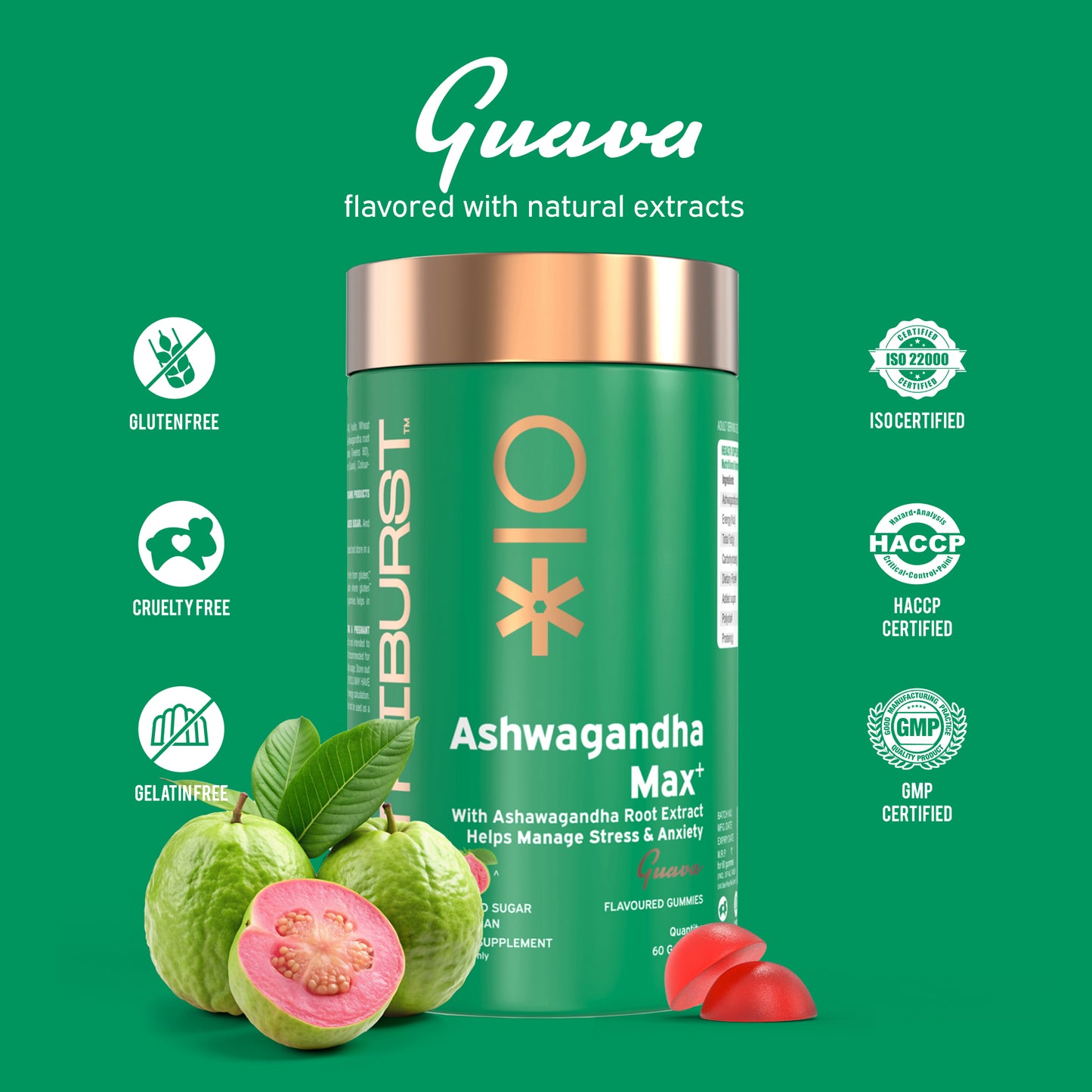 Nutriburst Ashwagandha Max Gummies for Stress Management