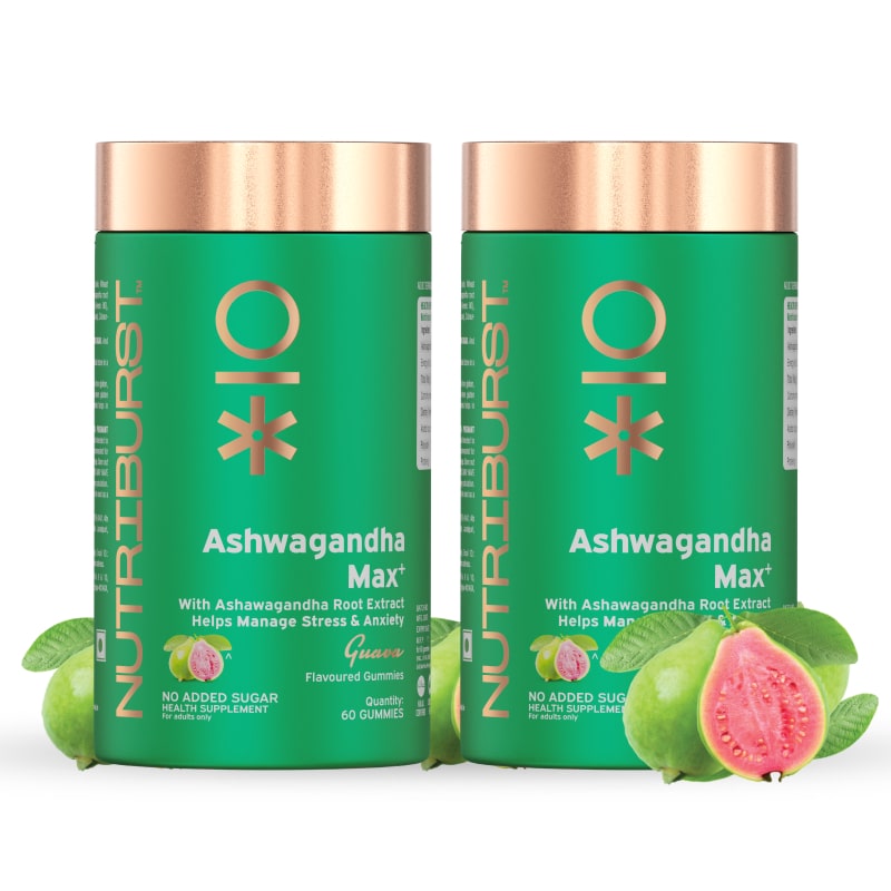 Nutriburst Ashwagandha Max Gummies for Stress Management