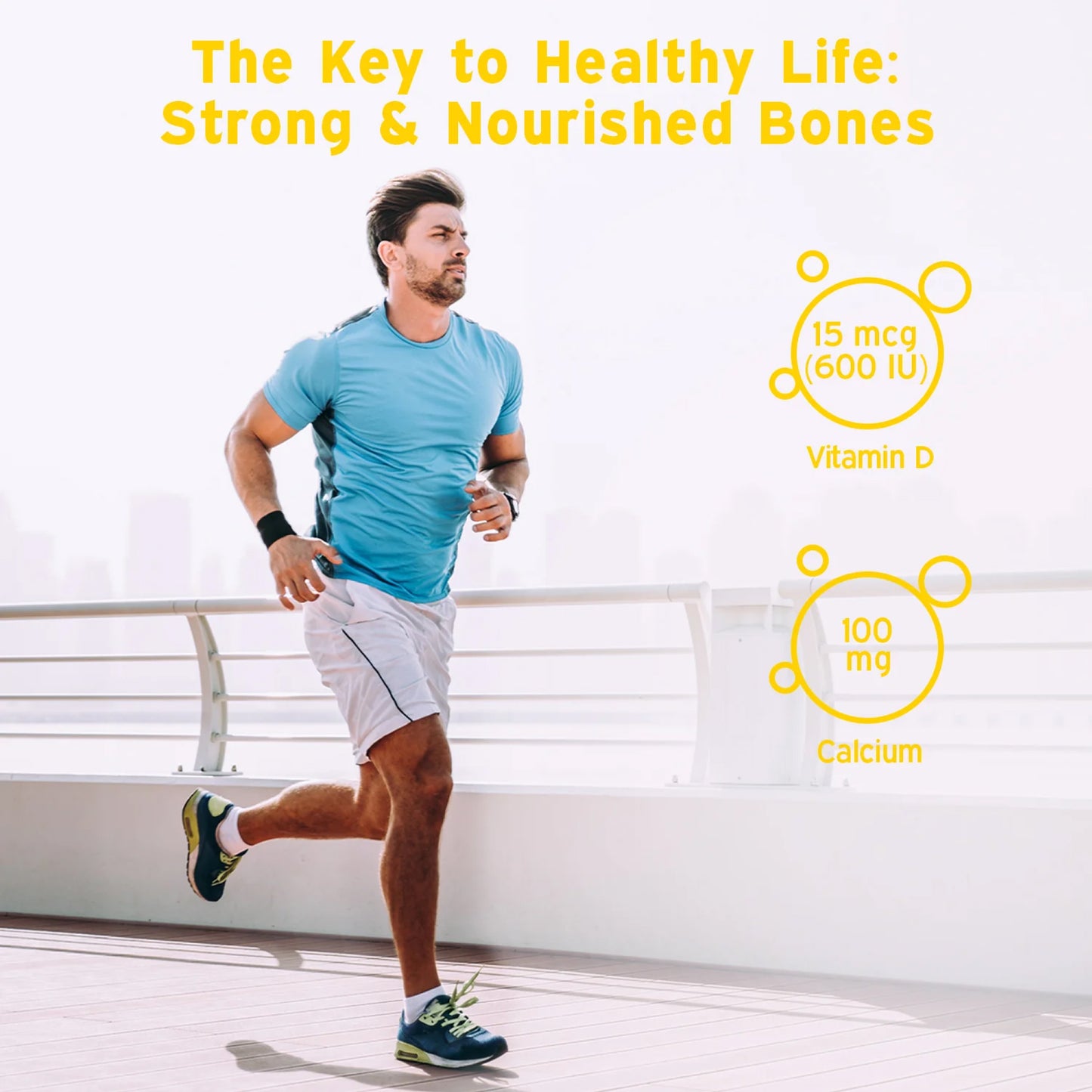 Nutriburst The Immunity Booster - Turmeric Ultra and Supports Muscles & Bones Gummies Combo