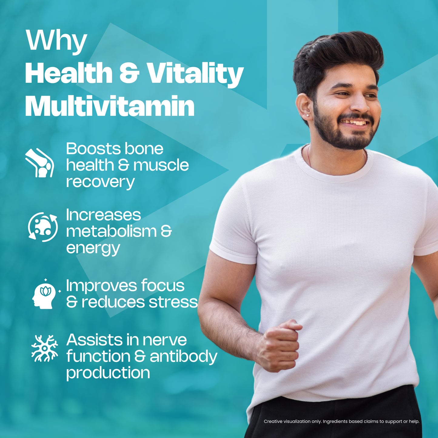Nutriburst Health & Vitality Multivitamin Gummies for Daily Nutrition
