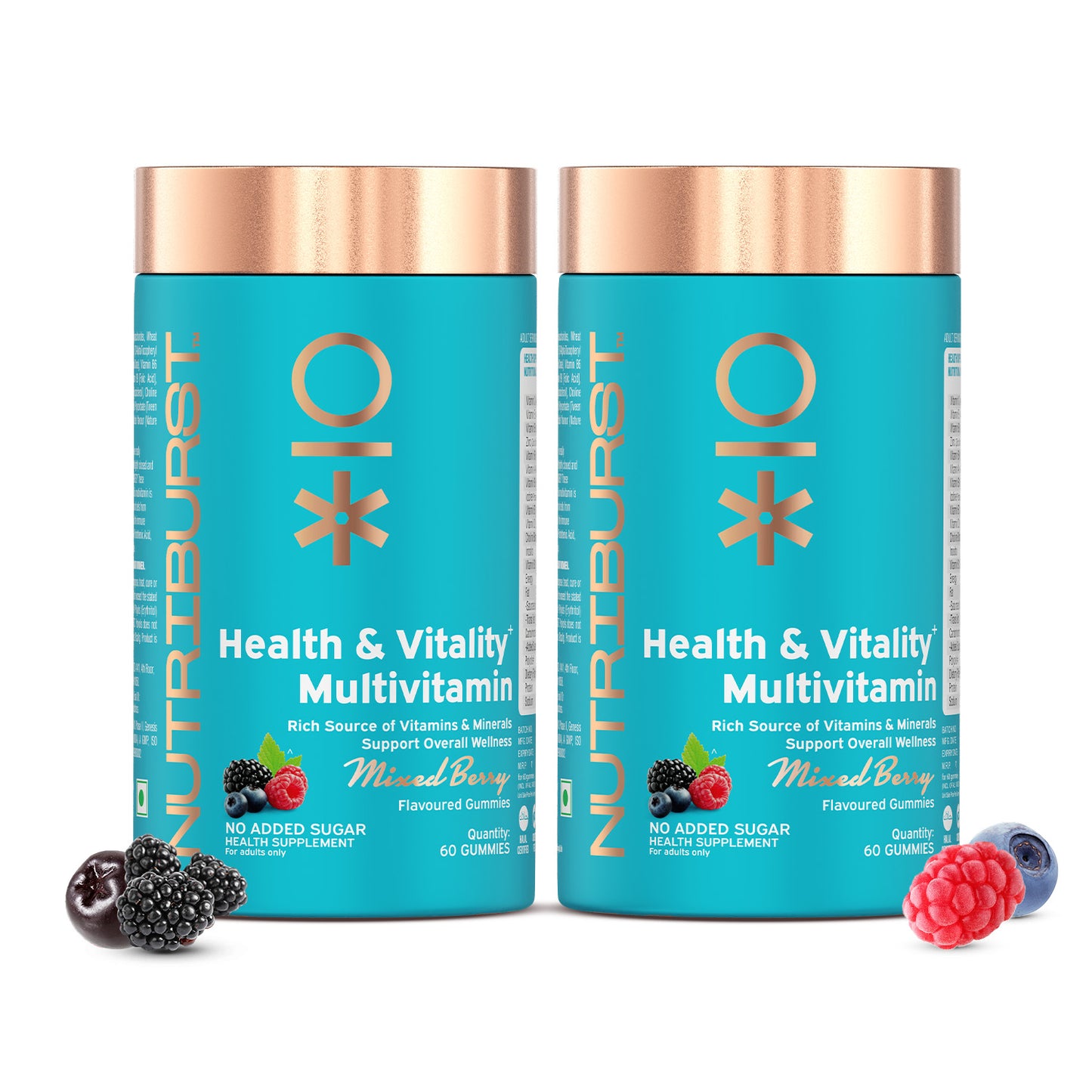 Nutriburst Health & Vitality Multivitamin Gummies for Daily Nutrition