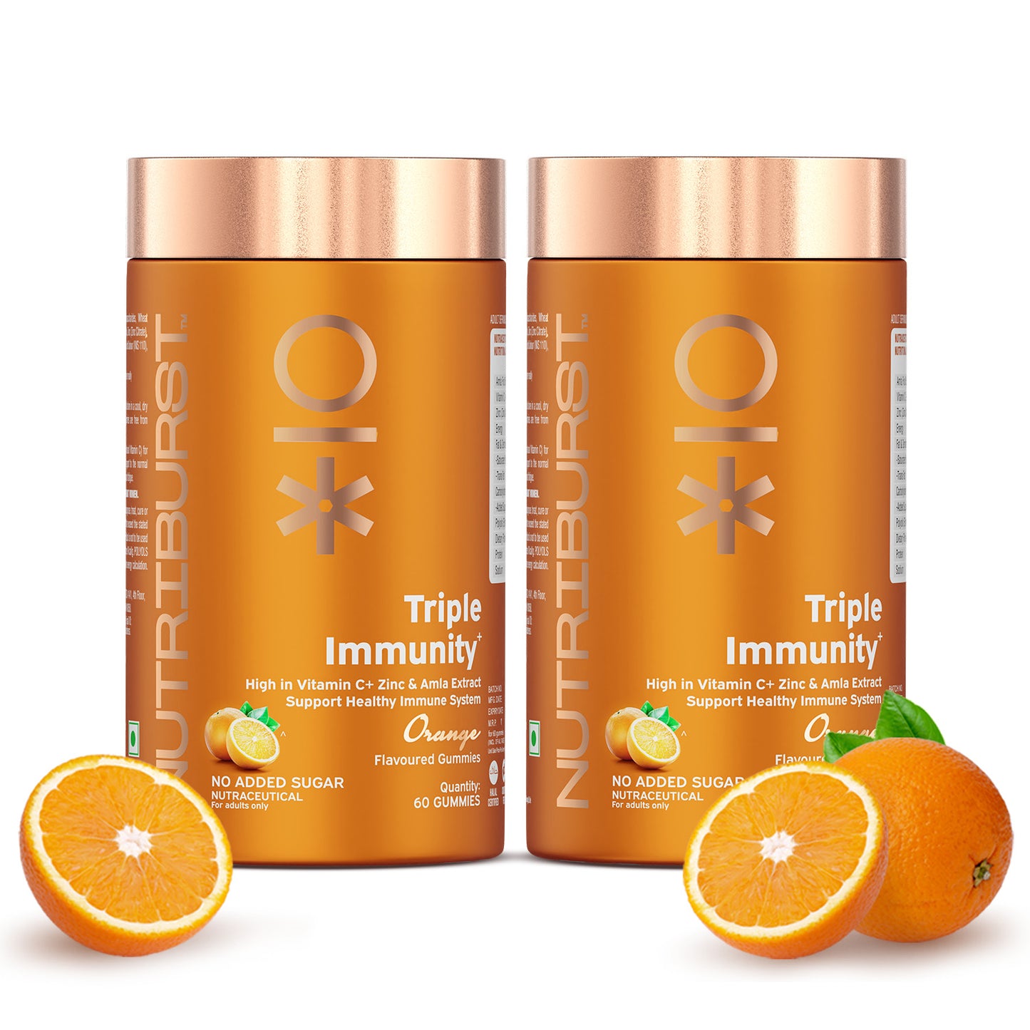 Nutriburst Triple Immunity Gummies with Vitamin C, Zinc & Amla