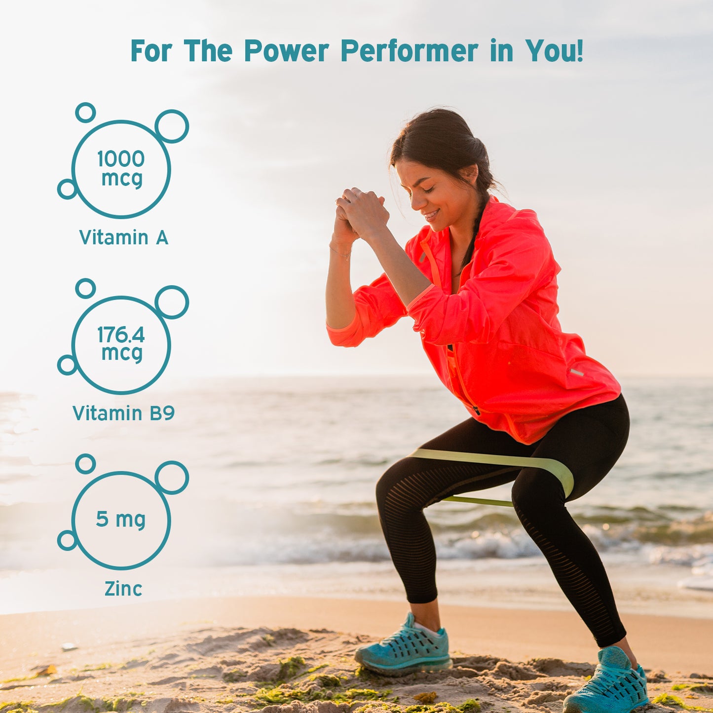 Nutriburst The Resilience Booster - Hair Skin & Nails and Health and Vitality Gummies Combo