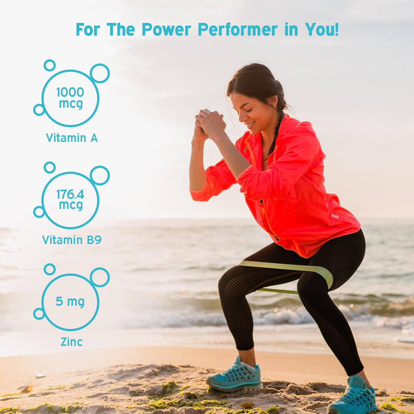 Nutriburst The Healthy Booster - Health & Vitality Multivitamin and Turmeric Ultra Gummies Combo