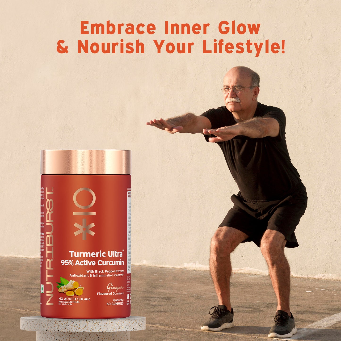Turmeric Ultra Gummies for Anti-Inflammation, Joint Health by Nutriburst India