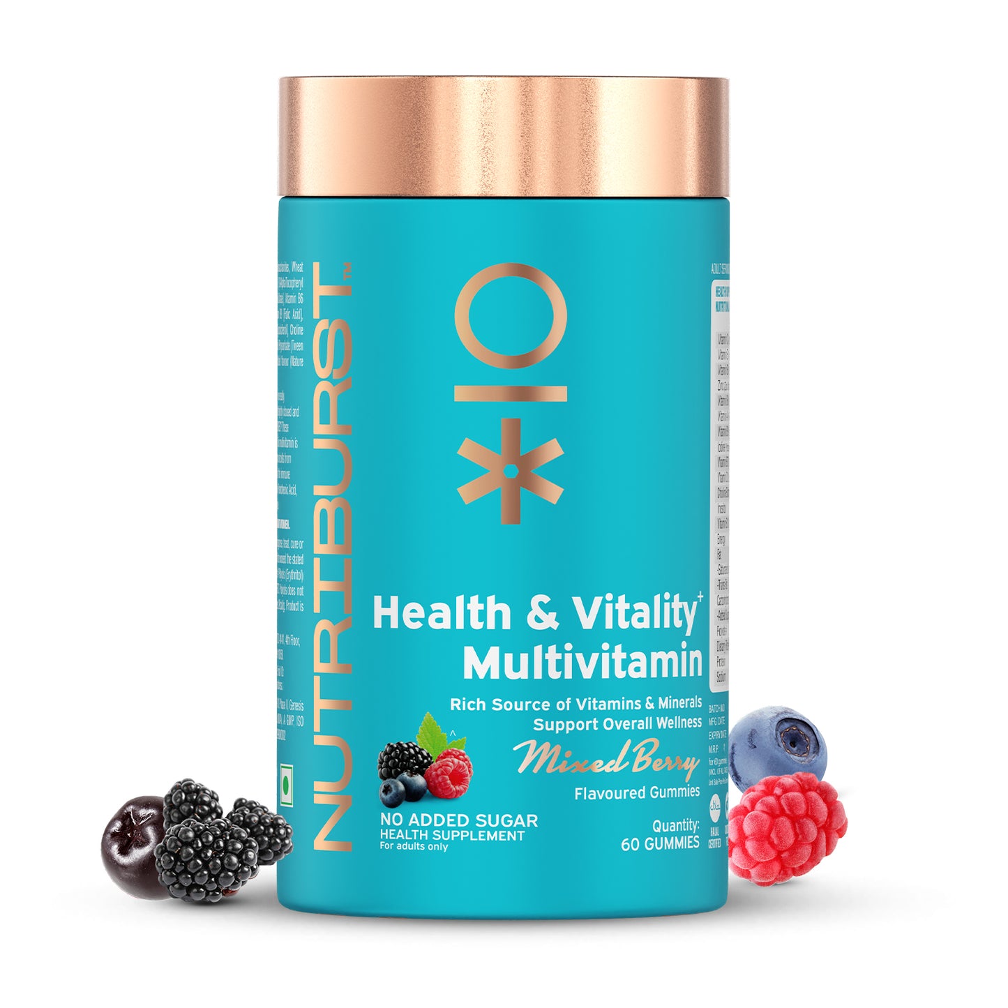 Nutriburst The Wellness Booster - Health & Vitality Multivitamins and Triple ImmunityGummies Combo