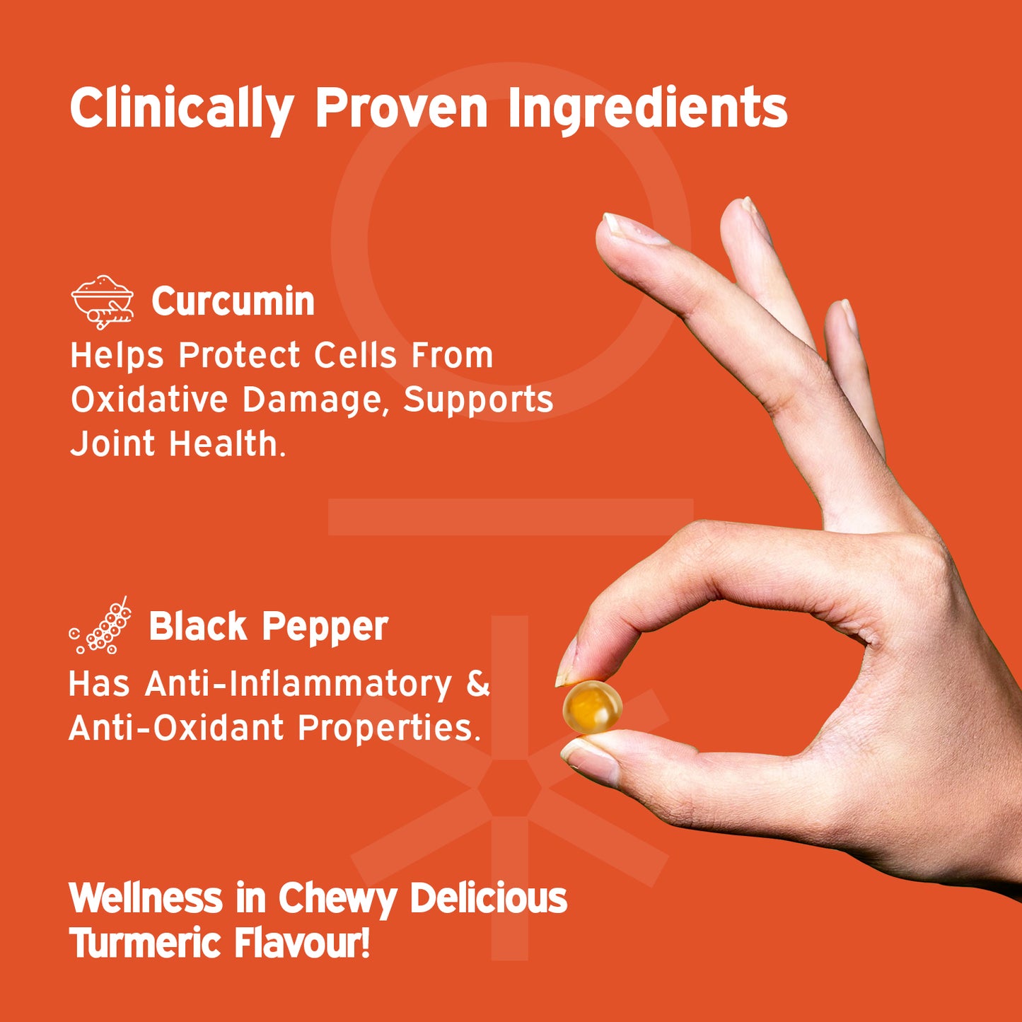 Turmeric Ultra Gummies for Anti-Inflammation, Joint Health by Nutriburst India