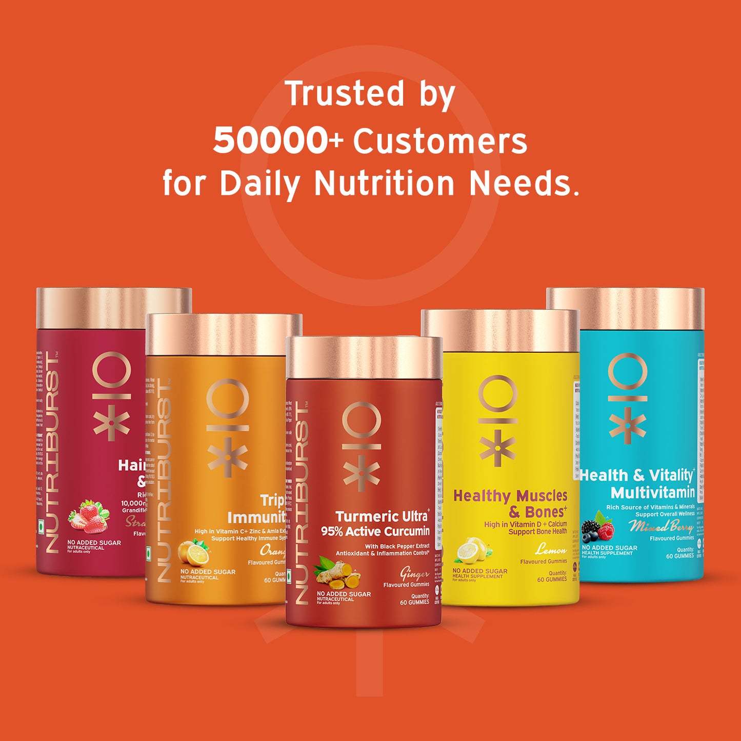 Turmeric Ultra Gummies for Anti-Inflammation, Joint Health by Nutriburst India