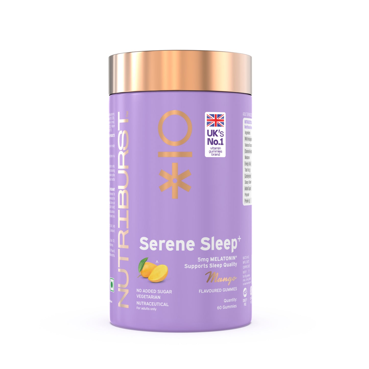 Nutriburst Serene Sleep Gummies with Melatonin