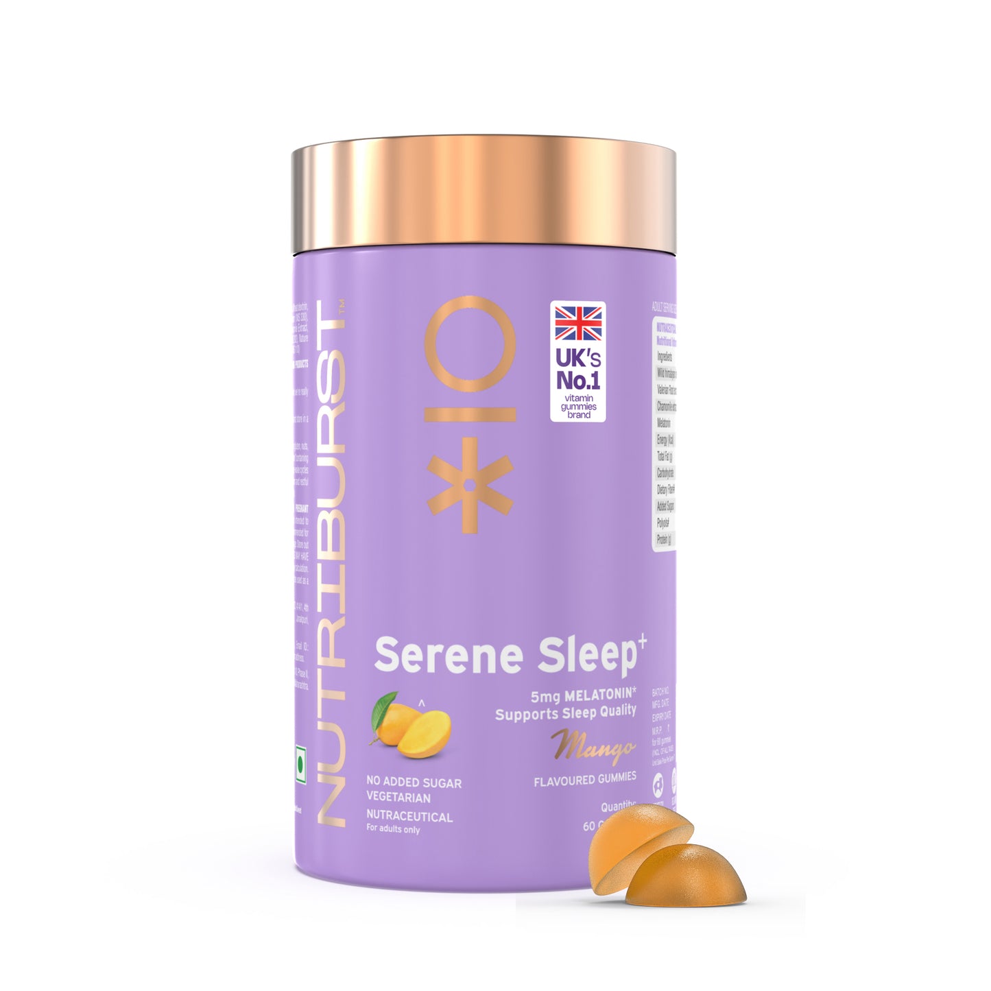 Nutriburst Serene Sleep Gummies with Melatonin
