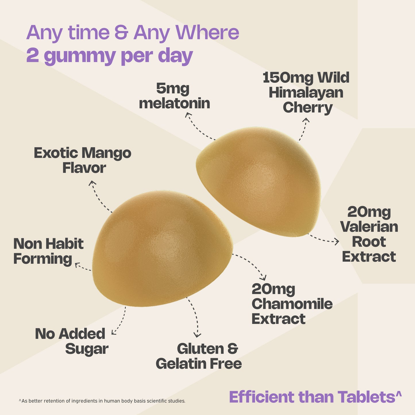 Nutriburst Serene Sleep Gummies with Melatonin