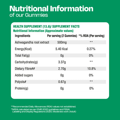 Nutriburst Ashwagandha Max Gummies for Stress Management