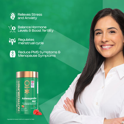 Nutriburst Ashwagandha Max Gummies for Stress Management