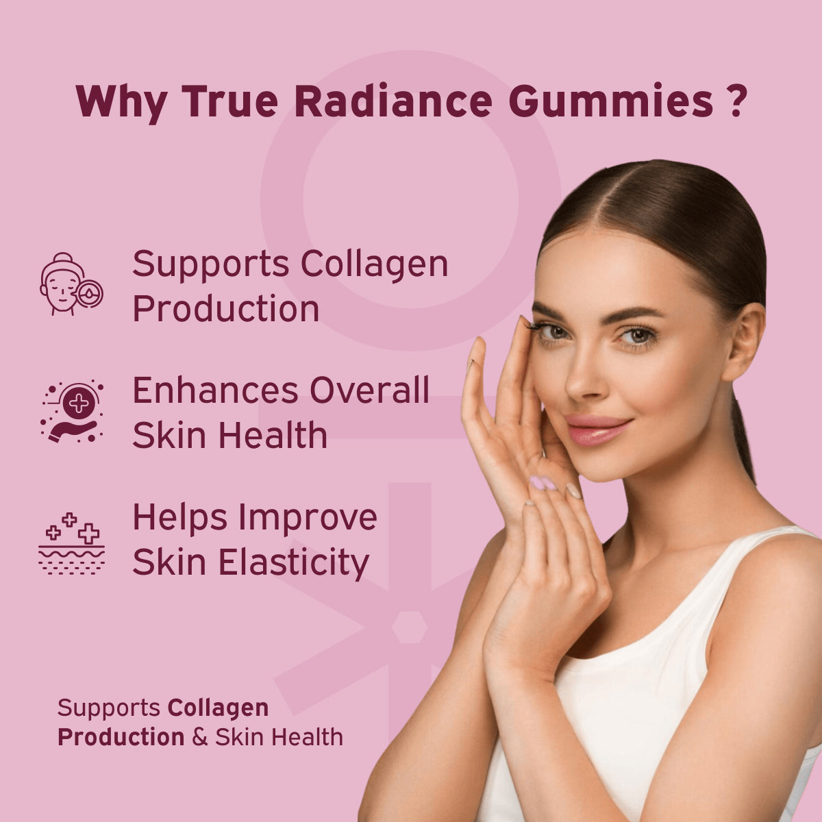 True Radiance Collagen Gummies for Healthy Skin by Nutriburst India