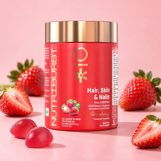 Nutriburst Hair, Skin & Nails Growth Gummies with Biotin