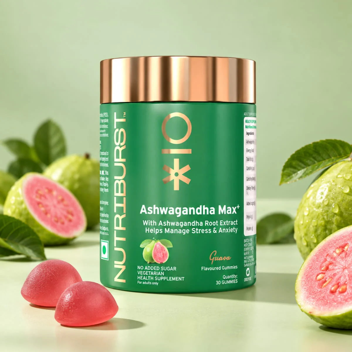 Nutriburst Ashwagandha Max Gummies for Stress Management