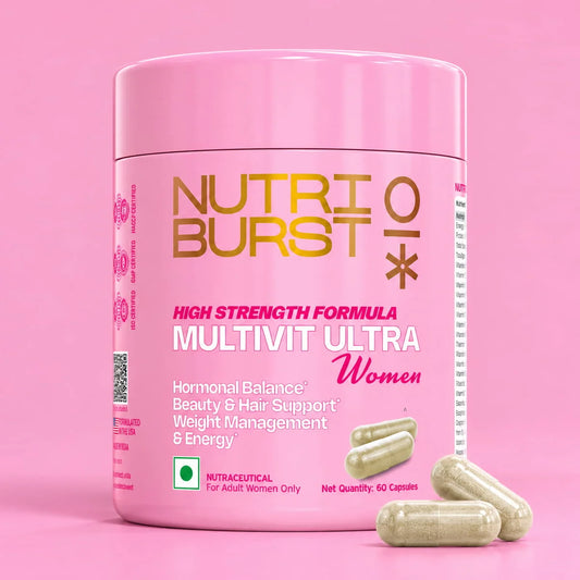 Multivitamin Ultra Tablets for Women | High Strength US Formulated | Supports Hair Growth, Skin Health, Energy & Hormonal Balance | 60+ Vitamins & Minerals | Veg Supplement | 60 Count