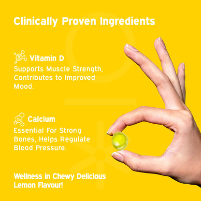 The Power Booster - Health & Vitality Multivitamins and Supports Muscles & Bones Gummies Combo