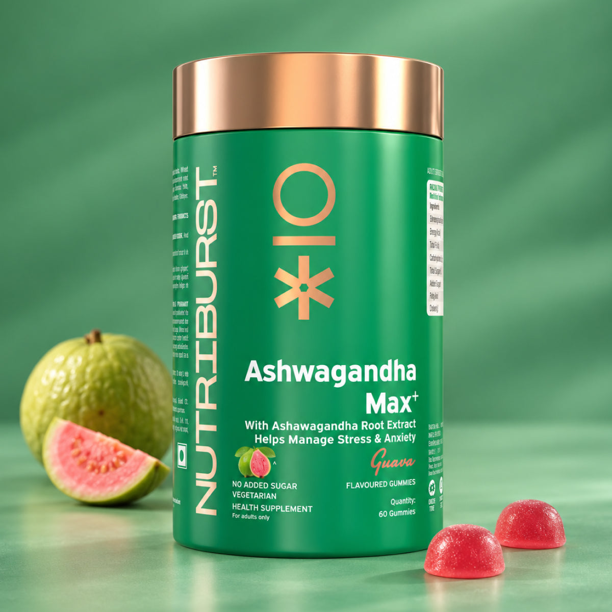Nutriburst Ashwagandha Max Gummies for Stress Management