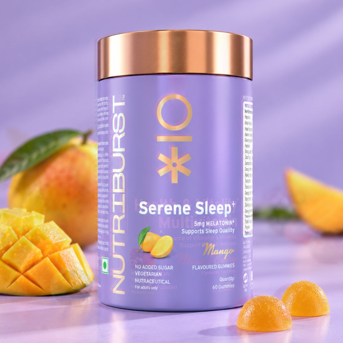 Nutriburst Serene Sleep Gummies with Melatonin