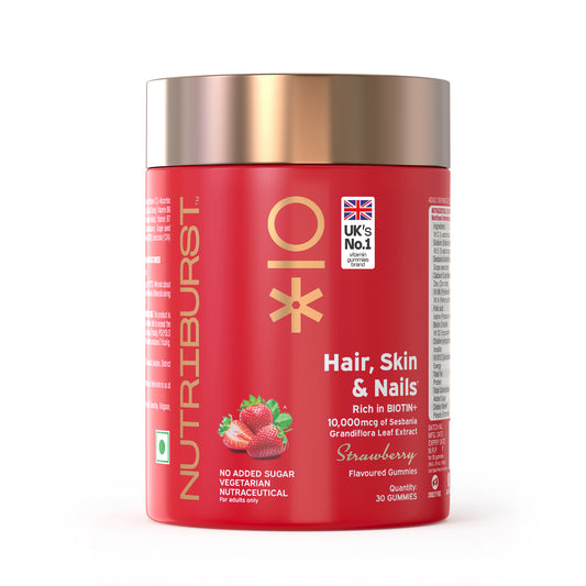 Nutriburst Hair, Skin & Nails Growth Gummies with Biotin