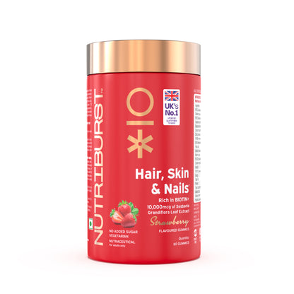 Nutriburst Hair, Skin & Nails Growth Gummies with Biotin
