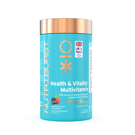 Nutriburst Health & Vitality Multivitamin Gummies for Daily Nutrition - referral