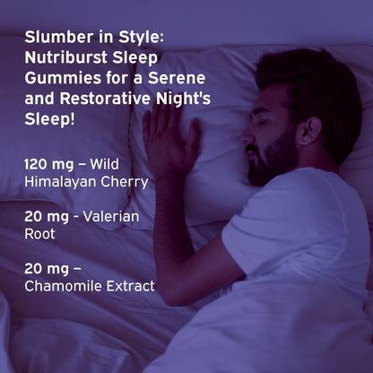 Serene Sleep Gummies with Melatonin by Nutriburst India