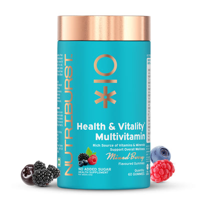 The Healthy Booster - Health & Vitality Multivitamin and Turmeric Ultra Gummies Combo