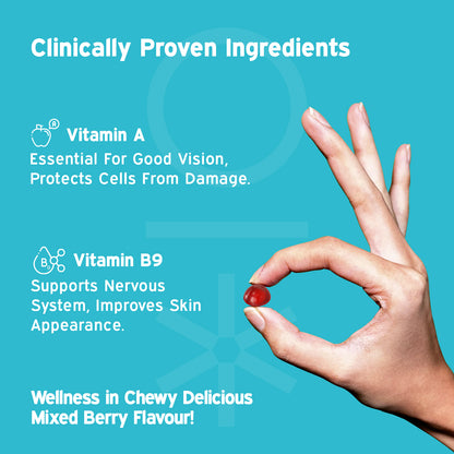 The Power Booster - Health & Vitality Multivitamins and Healthy Muscles & Bones Gummies Combo