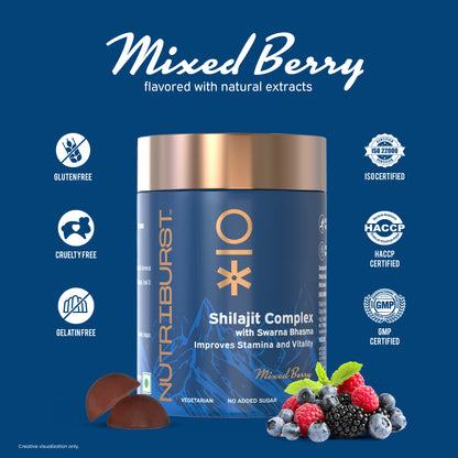Nutriburst Shilajit Gummies: Unleash Your Inner Strength and Vitality Naturally - Online Sale