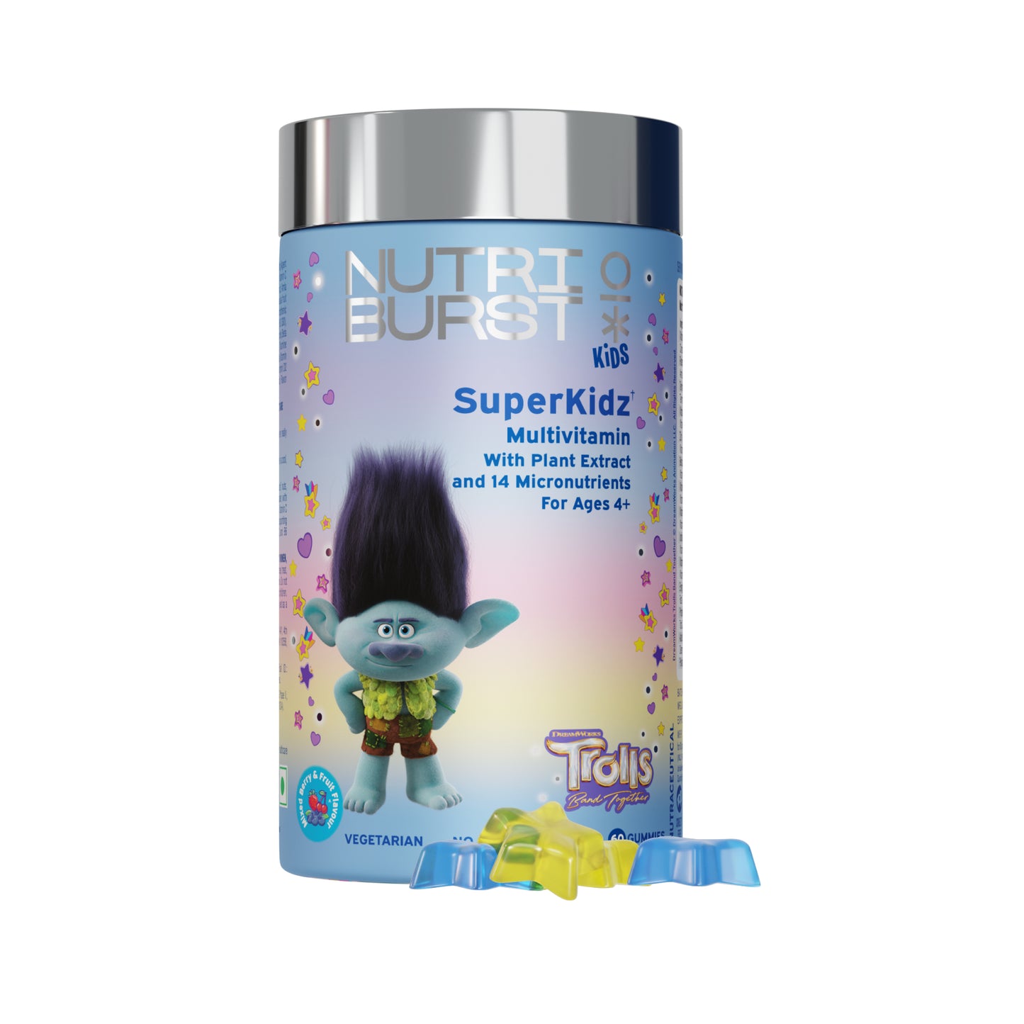 Nutriburst Super Kidz Trolls Gummies