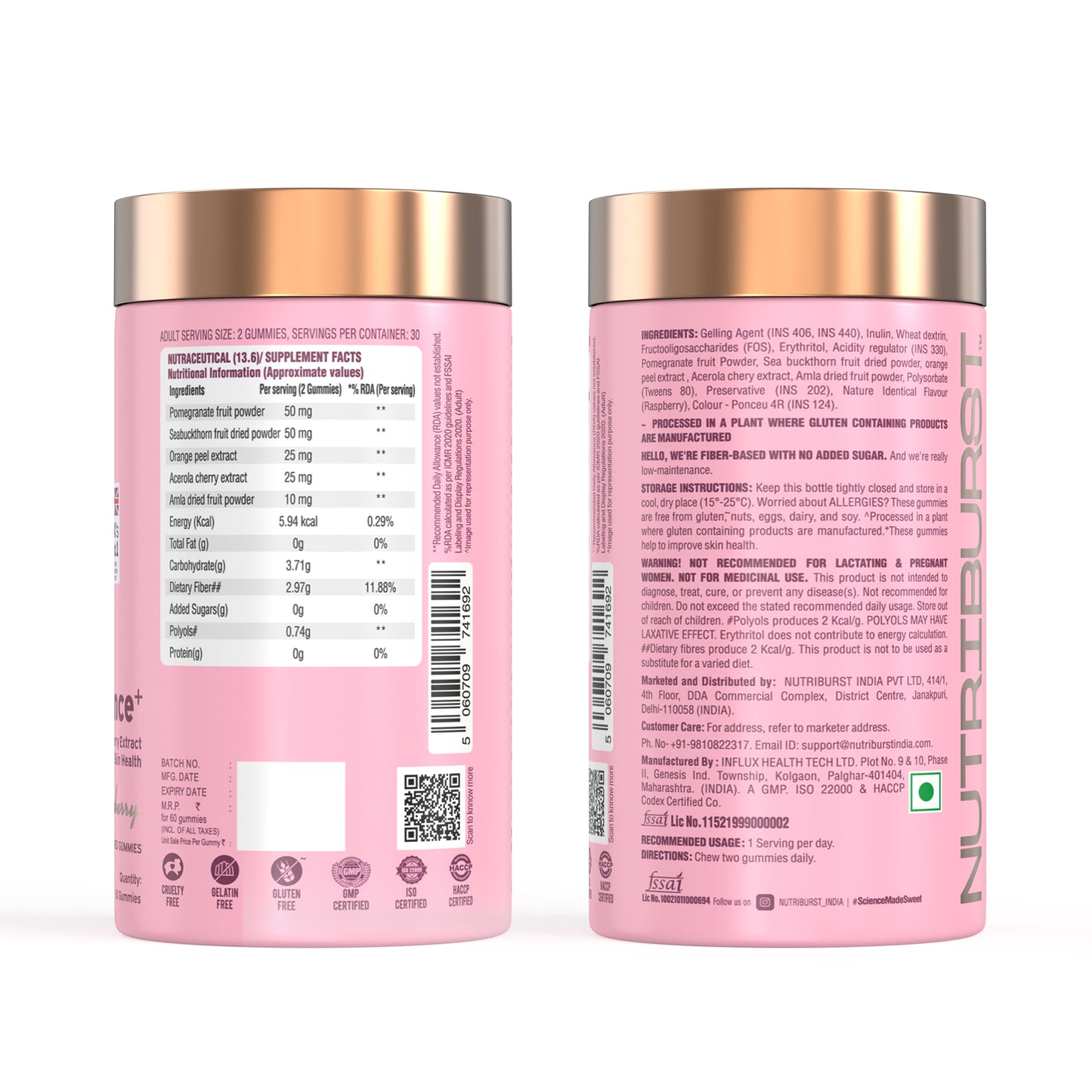 Nutriburst True Radiance Collagen Gummies for Healthy Skin