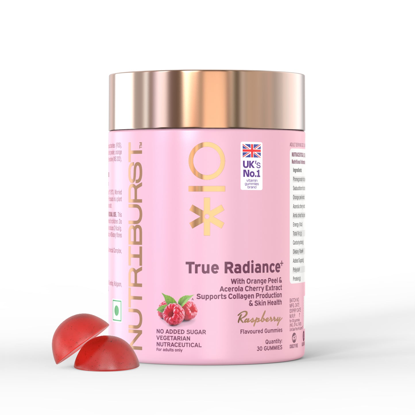 Nutriburst True Radiance Collagen Gummies for Healthy Skin